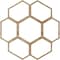Ekena Millwork Florin Wood Fretwork Pierced Ceiling Medallion, Red Oak, 34"OD x 12"ID x 3/8"T CMWP34X34X0375FORO - alternate 4